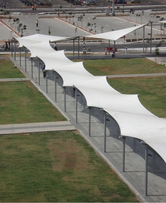 Walkway Tensile Structure